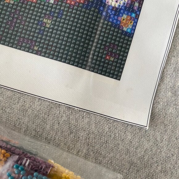 NWOT DIY 5D Fashion Diamond Painting Colourful Tree Size 40x30cm - Picture 3 of 3